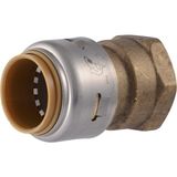 Renas Store Sharkbite Max 3/4 x 3/4 Inç Fnpt Adaptörü, Pirinç Tesisat Bağlantı Elemanını Bağlamak Için Itin, Pex Boru, Bakır, Cpvc, Pe-Rt, Hdpe, UR088A