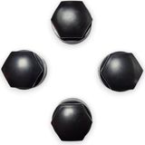 Renas Store Şifreli Bijon Kapağı Siyah 4 Adet 4M0601173C Audi ile Uyumlu A3 2021-2024
