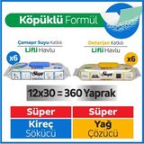 Renas Store Sleepy Easy Clean Süper Yağ Çözücü&kireç Sökücü Havlu Karma Paket 12X30 (360 Yaprak)