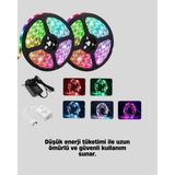 Renas Store Smart Şerit LED Kumandalı USB Enerjili Suya Dayanıklı Dekoratif Aydınlatma