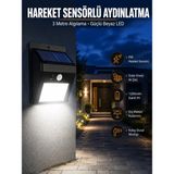 Renas Store Solar Güneş Enerji Panelli Sensörlü Lamba Enerji Tasarruflu