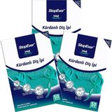 Renas Store Stopever Well Tooth Kürdanlı Diş Ipi 3'lü Paket | Nane Aromalı | 150 Adet (3 x 50) | Diş Arası Temizliği, Ağız Hijyeni ve Günlük Kullanım Için Ideal
