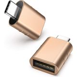 Renas Store Syntech USB C - USB Adaptör [2 Paket] USB C Fiş USB 3 Soket Adaptör iPhone 15 Pro Max iMac iPad Mini/pro 2021 MacBook Pro Air 2023 ve Diğer Tip C Cihazlar ile Uyumlu, Altın