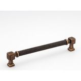 Renas Store Talas Tırtıklı 256 mm Antik Bakır Metal Kulp Dayanıklı Kulpları Mobilya Çekmece Dolap Kapak Kulpu