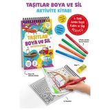 Renas Store Taşıtlar - Boya ve Sil Aktivite Kitabı / 3 Yaş +