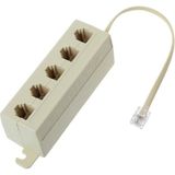 Renas Store Telefon Çoğaltıcı RJ11 Hat Çoğaltıcı Ev Telefonu Hat Çopaltıcı