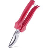 Renas Store Telvesse Akman Bağ Bahçe Budama Makası Eğri Uçlu – Ergonomik Saplı Çelik Bıçaklı Bahçe Budama Makası, Bitki Üzüm Narenciye Dal Kesme, Bonsai Kesiciler ve El Aleti