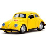 Renas Store Transformers 1:32 G1 Bumblebee Volkswagen Beetle Döküm Araba, Çocuklar ve Yetişkinler Için Oyuncaklar