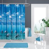 Renas Store Tropik Zethome Banyo Duş Perdesi 8852 Tek Kanat 1X120X200