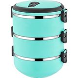 Renas Store Turkuaz 3lü Sefer Tası Saklama Kabı 1.8lt
