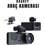 Renas Store Üç Kameralı Wi‑fi Araç Içi Kamera – Gps Takip & G-Sensor Özellikli Güvenlik Çözümü