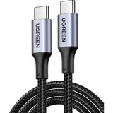 Renas Store Ugreen 100W USB C Kablosu Pd3.0 Hızlı Şarj Kablosu Pps iPhone 15 Pro Max MacBook Pro M2 MacBook Air M2 Galaxy S25 Ultra ile Uyumludur. (3m)