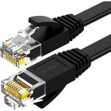 Renas Store Ugreen Cat6 Flat Ethernet Kablosu, 2 Metre, Siyah