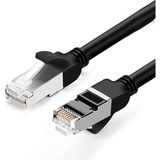 Renas Store Ugreen Cat6 Saf Bakır Metal Konnektör Ethernet Kablosu Siyah 1 Metre