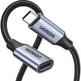 Renas Store Ugreen Gen2 100 W Thunderbolt 3 Type-C To Type-C Örgülü Uzatma Kablosu 50 cm