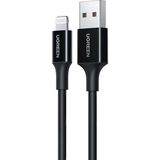 Renas Store Ugreen iPhone Lightning 2.4A Data ve Şarj Kablosu Siyah 2 Metre