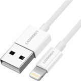Renas Store Ugreen, Mfi Lisanslı Usb-A & Lightning Şarj ve Data Kablosu, 2 Metre, Beyaz
