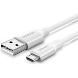 Renas Store Ugreen Micro-Usb & Usb-A Data ve Şarj Kablosu, 1.5 Metre, Beyaz