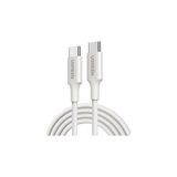 Renas Store Ugreen Usb-C 60W 3A Qc Pd Örgülü Hızlı Şarj Kablosu, 2 Metre, Beyaz, 35254