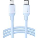 Renas Store Ugreen Usb-C Lightning Kablo Mavi 1 M Mfi Test Edilmiş Power Delivery Tip C Lightning Şarj Kablosu Silikon Jel iPhone 13 iPhone Se 3 iPhone 12 iPhone 11 iPad 2021 Airpods Pro Airpods Max ile Uyumlu