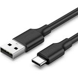 Renas Store Ugreen USB Type-C Şarj ve Data Kablosu, Siyah, 1.5 Metre
