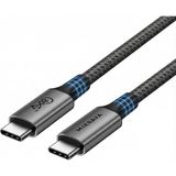 Renas Store USB 4.0 V2.0, 80GBPS USB C Veri Kablosu, 240W USB C Şarj Kablosu, 8K@60hz 4K@240Hz 2K@360Hz Thunderbolt 5 Görüntü Kablosu, Macbook, Monitör, Docking Istasyonu, iPhone ile Uyumlu - 1 Metre