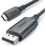 Renas Store USB C Displayport 1.4 Kablo (8K@60Hz, 4K@240Hz, 2K@360Hz) Hdr Hdcp Type C To Dp [thunderbolt 5/4/3, Dex Mode Uyumlu], iPhone 15/16/17 Pro, Macbook, iPad Pro/air, Samsung S25 Uyumlu (2 Metre)