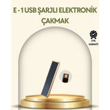 Renas Store USB Şarjlı Alevsiz Elektronik Çakmak – Rüzgara Dayanıklı, Gazsız, Güvenli Kullanım