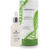 Renas Store Vitamin A Gece Serumu - %0.3 Retinol, Hyaluronik Asit ve Aloe Vera, Ince Çizgi ve Kırışıklık Görünümü Bakımı, Daha Pürüzsüz Genç Görünüm, Konsantre Gece Yüz Serumu, 30 ml / 1 Fl Oz
