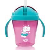 Renas Store Wee Baby Pipetli Bardak 200 ml - Pembe