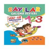 Renas Store Yaz-Sil Sayılar Bitmeyen Yazı Defteri+Tahta Kalemi