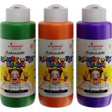Renas Store Yeşil-Mor-Turuncu Parmak Boyası 3'lü Set 3X120ML