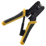 Renas Store Yeskit YK-2101N 3’ü 1 Arada RJ45 Kesme, Soyma ve Konnektör Çakma Seti Kablo Sıkma Pensesi