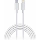 Renas Store Yk Desıgn Iphone Uyumlu Usb-C To Lightning Şarj ve Data Kablosu, Beyaz 3m