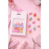 Renas Store Yoonail Professional Nail Ornament Charm, Dondurma Külahı Temalı Tırnak Süsleme Seti, 10 Parça