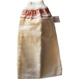 Renas Store Zencefil Organik Banyo Kesesi Tellak Hamam Kese Kelebek Lastikli Kese (1. Kalite Lüx Kese Kırmızı Yazılı)