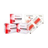 Renasan Alkollü Mendil Alcohol Swab 5x5 cm 100'lü 5 ktutu