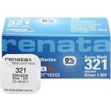 Renata 321 SR616SW 1,55V Düğme Pil Saat Pili 1 Adet Güvenilir Enerji Kaynağı