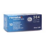 Renata 364 SR621SW 1.55V Alkalin Saat Pili 10 Adet