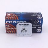 Renata 371 SR920 Düğme Pil 1,55 V 10 Adet Yüksek Performanslı Saat Pili