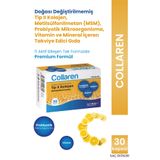 Renatus İlaç Collaren Doğası Değiştirilmemiş Tip II Kolajen, Metilsülfonilmetan (MSM), Probiyotik Mikroorganizma, Vitamin ve Mineral İçeren Takviye Edici Gıda
