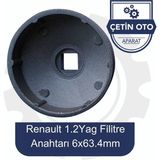 Renault 1.2 Yağ Filitre Anahtarı 6x63.4mm