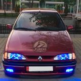 Renault 19 Europa 1994-2001 Uyumlu H Lip Esnek Ön Lip 2 Parça Karlık Ön Ek Tampon Altı Dill