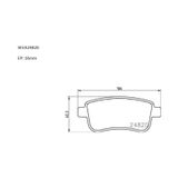 RENAULT 440604694R Fren Balatası Arka Megane III 08- Megane IV 15- Scenic III 08- Fluence 08-