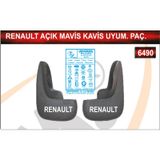 Renault Açık Mavi Kavisli Uyumlu Paçalık Çamurluk Tozluk