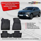 Renault Austral Paspas Araca Özel (Full Hybrid) 2023 Sonrası BOSSE 3D Havuzlu Oto Paspas - Siyah