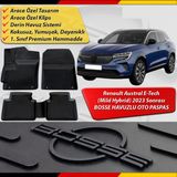 Renault Austral Paspas Araca Özel (Mild Hybrid) 2023 Sonrası BOSSE 3D Havuzlu Oto Paspas - Siyah