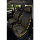 Renault Broadway Araçlara Uyumlu Oto Koltuk Kılıfı Seti- Efesum Sarı