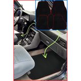 Renault Broadway R9 /11 Spring Fairway Flash 5 Parça Araç Halı Paspas - Kırmızı Kenarlı Oto Paspas