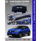 Renault Captur 1 (2013-2019) Torpido Örtüsü Ön Göğüs Koruma Torpido Koruma Araca Özel Tam Uyum